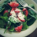salad with strawberries