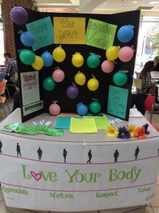 Love Your Body Week Balloon Display